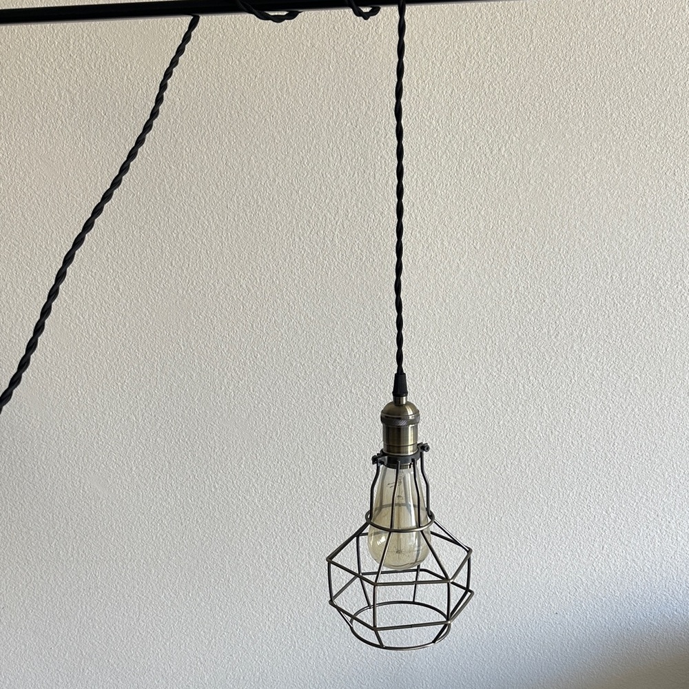 Industrial Cage Pendant Light